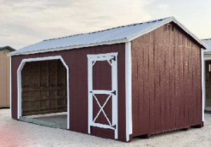 10x20 Horse Barn w/ Tack Room Image